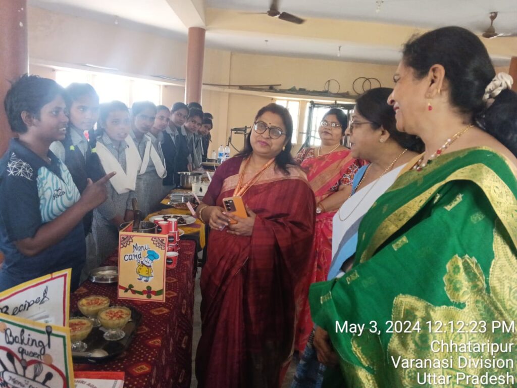 श्री अग्रसेन कन्या पी .जी.कॉलेज में नॉन थर्मल रेसिपी कार्यक्रम का आयोजन