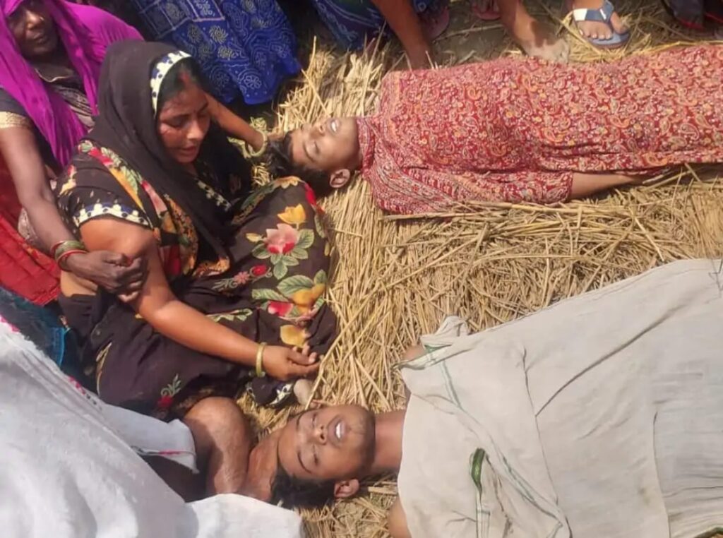 पोखरे में डूबे जुड़वा भाइयों की मौत, गांव में मातम|