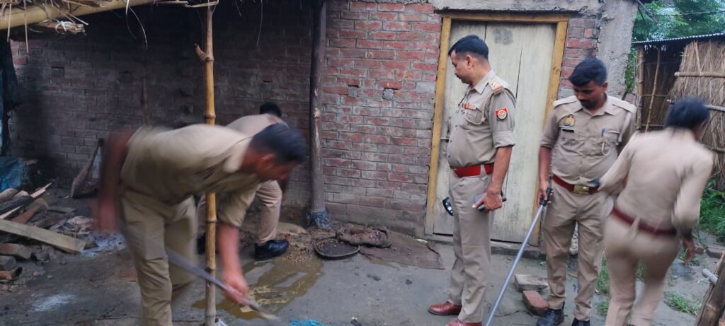 रेवती में पुलिस-आबकारी विभाग की संयुक्त कार्रवाई, 1800 लीटर लहन व 10 भट्टियां नष्ट