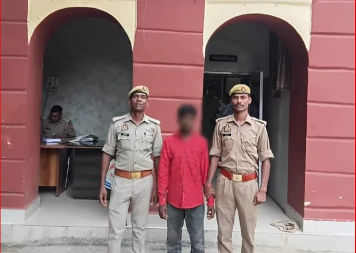 पॉक्सो एक्ट के वांछित अभियुक्त को सैदपुर पुलिस ने किया गिरफ्तार